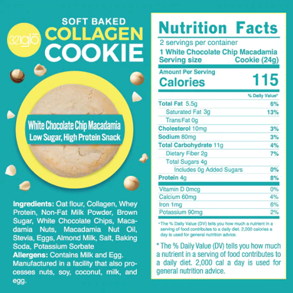 321GLO Collagen Cookies