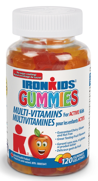 Ironkids Gummies, Multi-Vitamins for Active Kids