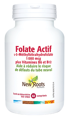 Folate actif comprimés - New Roots Herbal