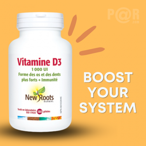 Vitamin D3 softgels - New Roots Herbal