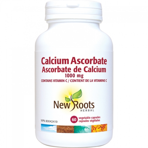 Ascorbate de Calcium Capsules · 1 000 mg - New Roots Herbal 
