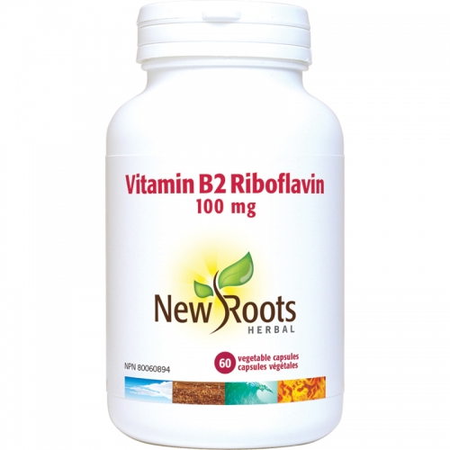 Vitamine B2 Riboflavine 100 mg - New Roots Herbal 