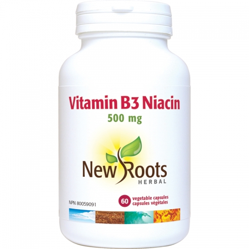 Vitamine B3 Niacine 500 mg - New Roots Herbal 
