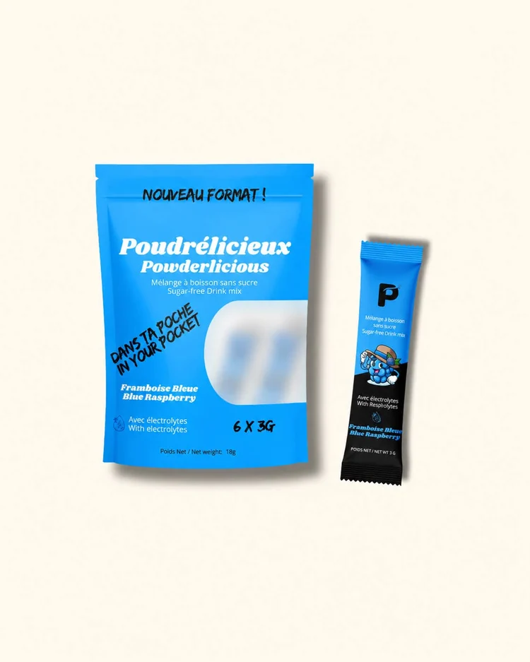 Poudrélicieux – Boisson sans sucre | Sachets individuels