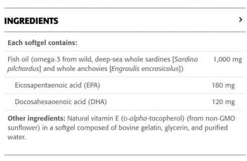 Wild Omega 3 180 mg EPA 120 mg DHA - New Roots Herbal 