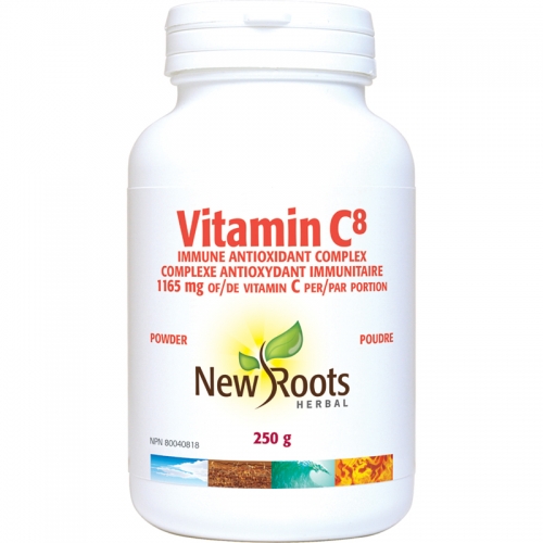 Vitamine C8 Poudre · 1 165 mg de vitamine C par portion - New Roots Herbal 