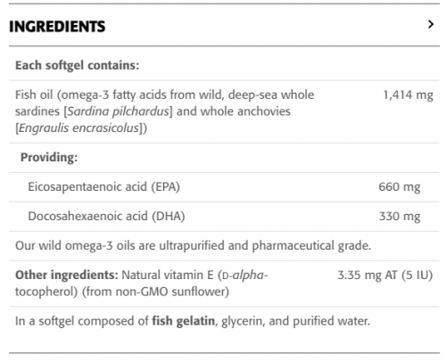 Wild Omega 3 EPA 660 mg DHA 330 mg - New Roots Herbal 