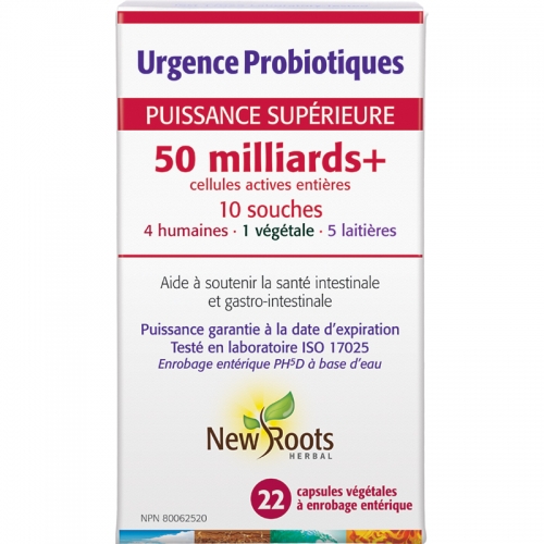 Urgence Probiotiques - New Roots Herbal 