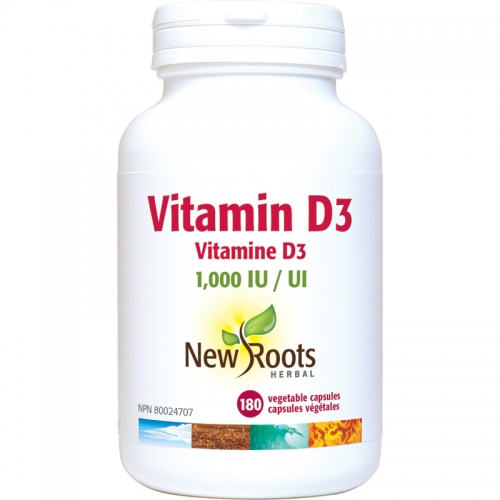 Vitamin D3 1,000 IU - New Roots Herbal 