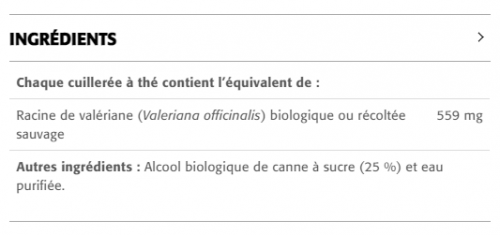 Racine de Valériane Liquide · Certifiée biologique - New Roots Herbal 