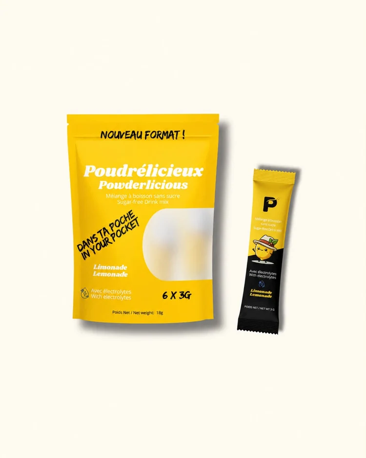 Poudrélicieux – Boisson sans sucre | Sachets individuels