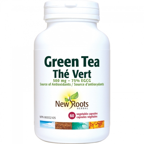 Thé Vert 500 mg – 75 % d’EGCG - New Roots Herbal 