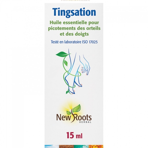 Tingsation Huile essentielle pour picotements des orteils et des doigts - New Roots Herbal 