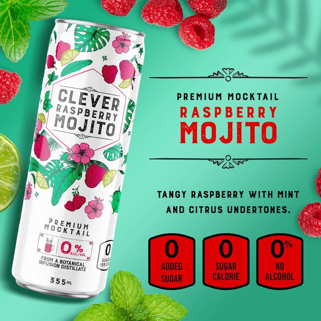 Clever – Alcohol Free and Sugar Free Mocktail
