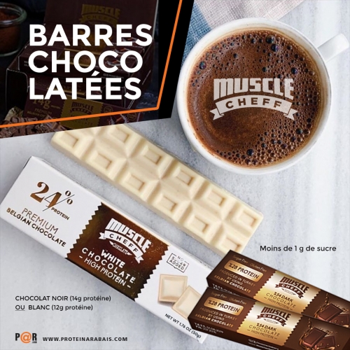 Barre chocolatée protéinée