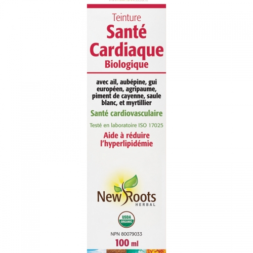 Teinture Santé Cardiaque Biologique - New Roots Herbal 