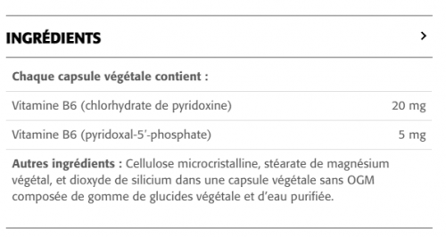 Vitamine B6 25 mg - New Roots Herbal 