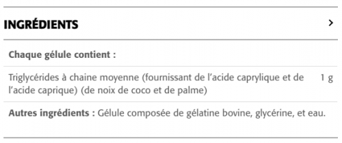 MCT Énergie Gélules · 1 000 mg - New Roots Herbal 