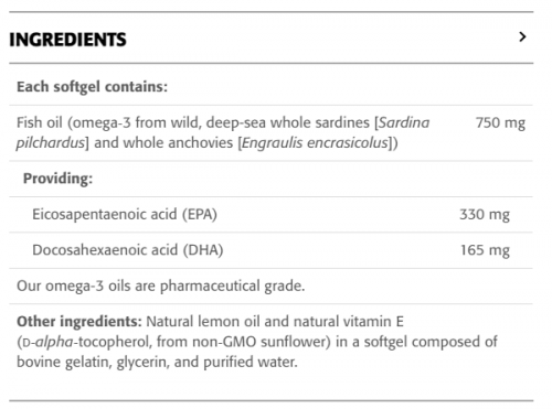 Wild Omega 3 EPA 330 mg · DHA 165 mg - New Roots Herbal 