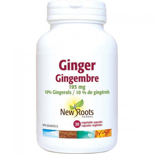 Gingembre 195 mg · 10 % de gingérols - New Roots Herbal 