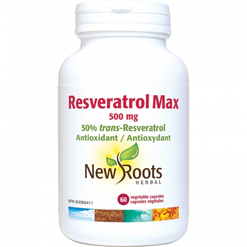 Resvératrol Max 500 mg - New Roots Herbal 