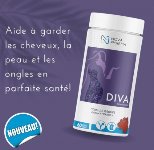 DIVA, 60 JUJUBES À LA BIOTINE