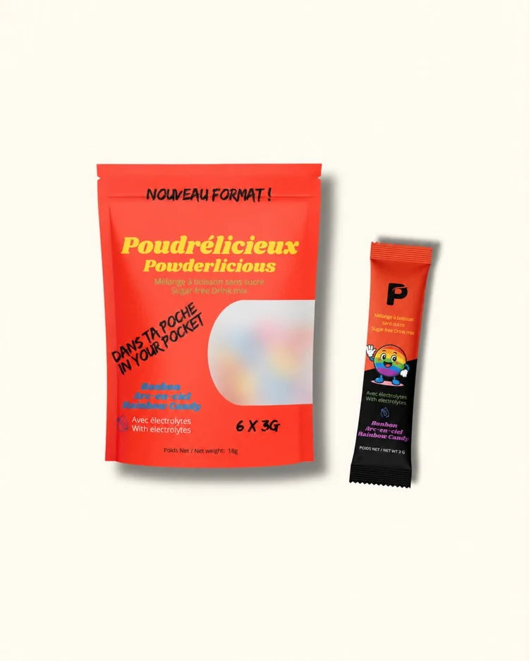 Poudrélicieux – Boisson sans sucre | Sachets individuels