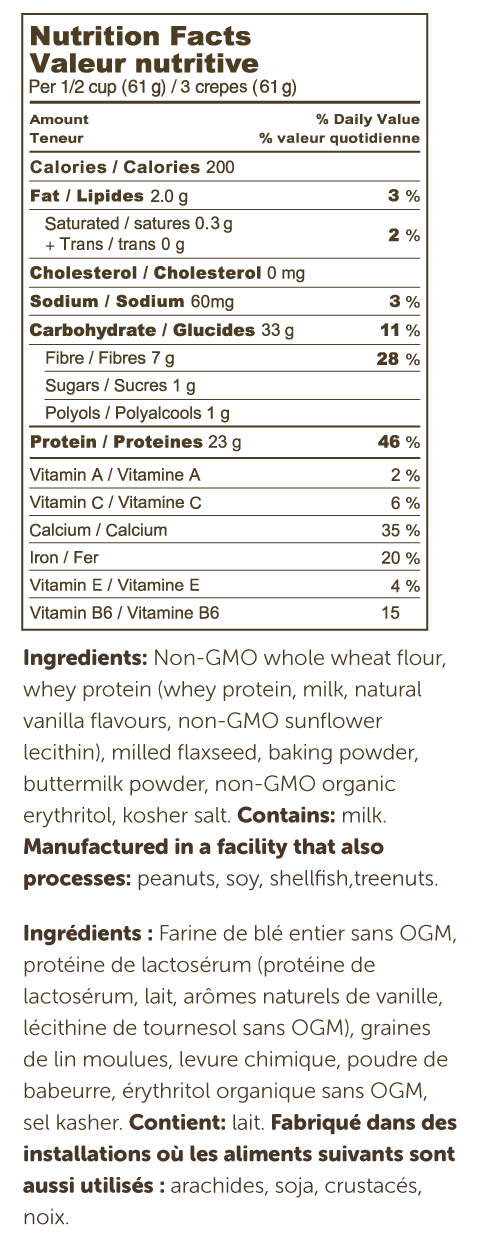 Flourish Protein pancake mix