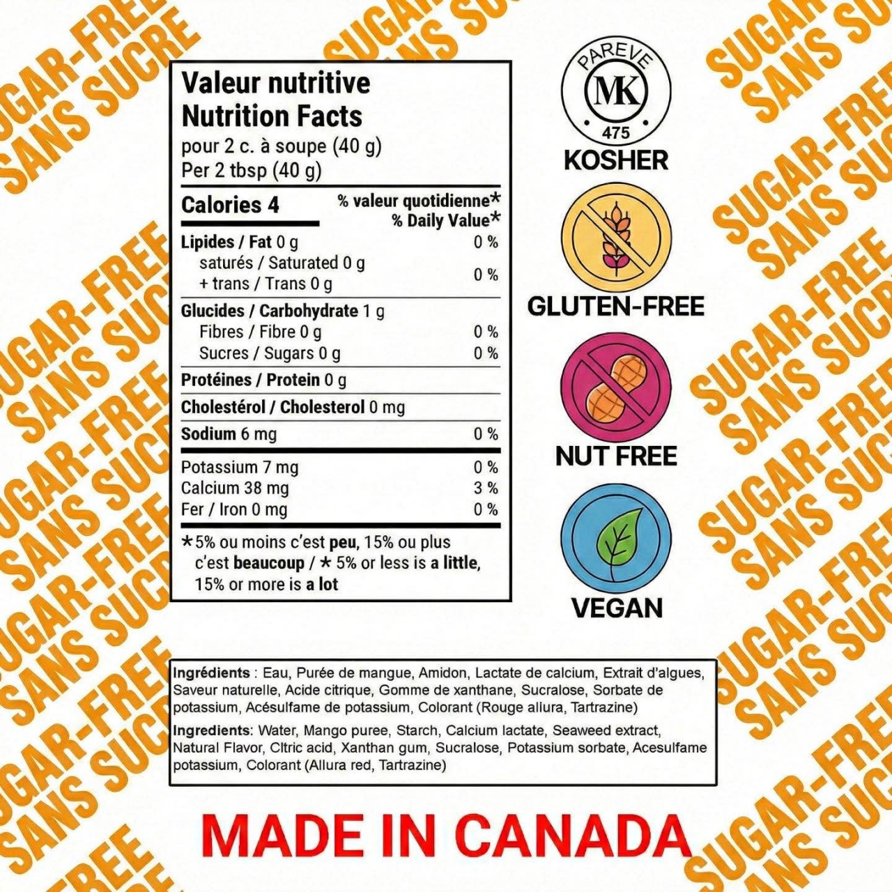 Bulles Éclatantes/Bubble Tea SANS SUCRE