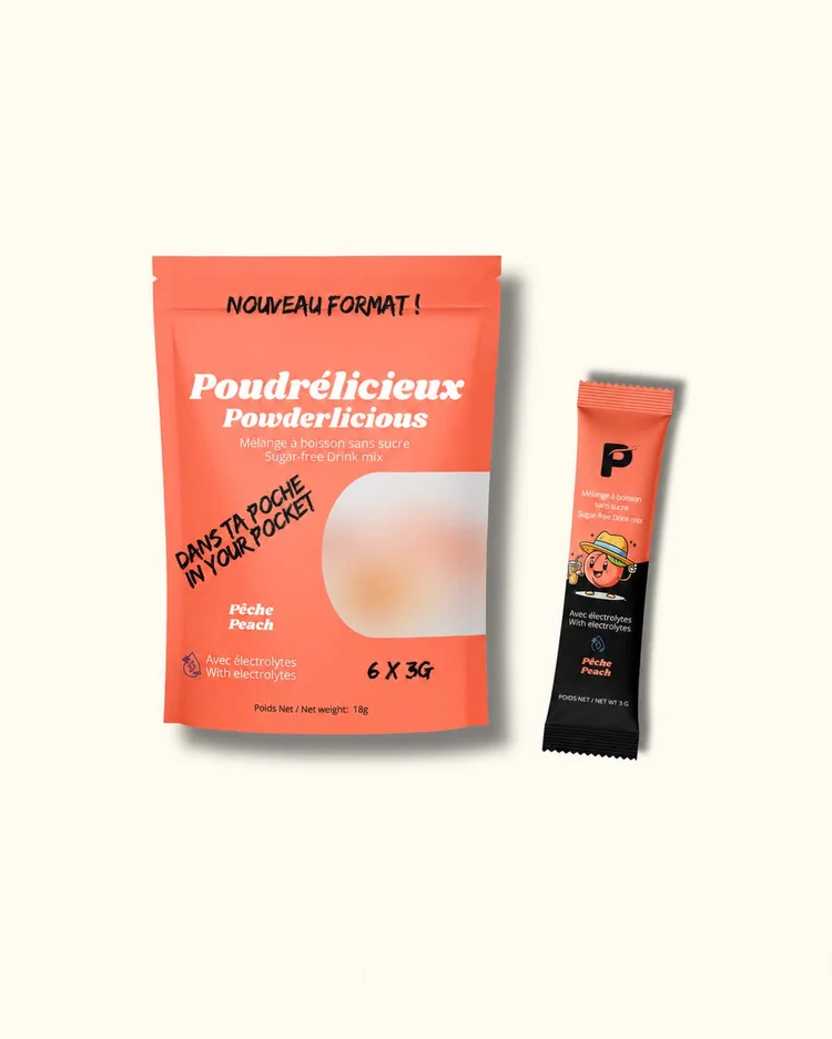 Poudrélicieux – Boisson sans sucre | Sachets individuels