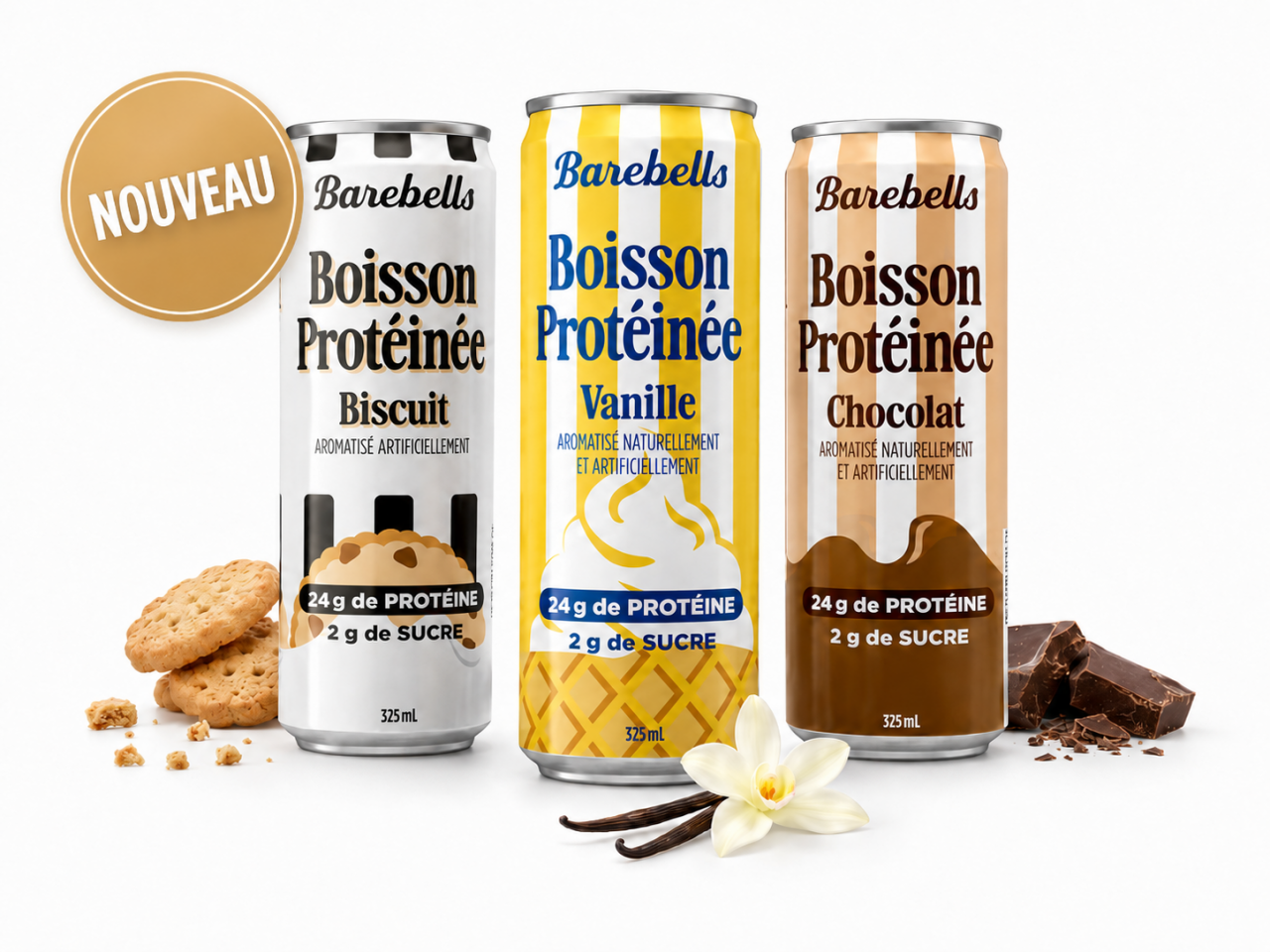 Barebells – Boisson protéinée prête à boire 325 ml