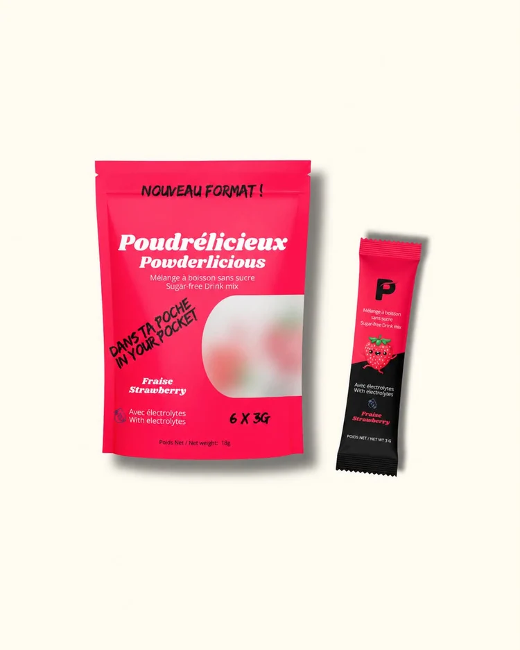 Poudrélicieux – Boisson sans sucre | Sachets individuels