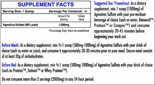 I Force Agmatine Sulfate