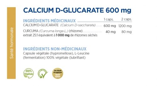 Calcium D-Glucarate 600 mg