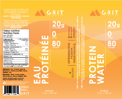 Grit - Protein Water