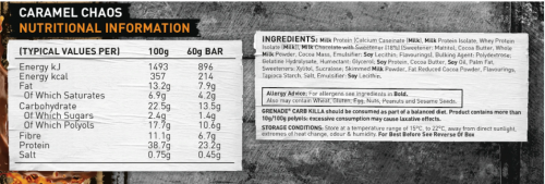 Carb Killa protein bars