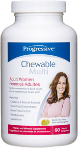 MULTIPLE VITAMINS & MINERALS à croquer pour femmes adultes