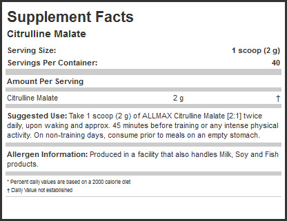 AllMax Citrulline Malate