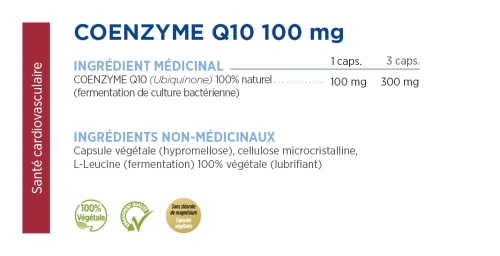 Coenzyme Q10  Ubiquinone 100 mg