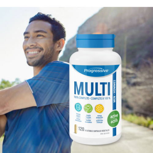 MULTIPLE VITAMINS & MINERALS pour homme actifs