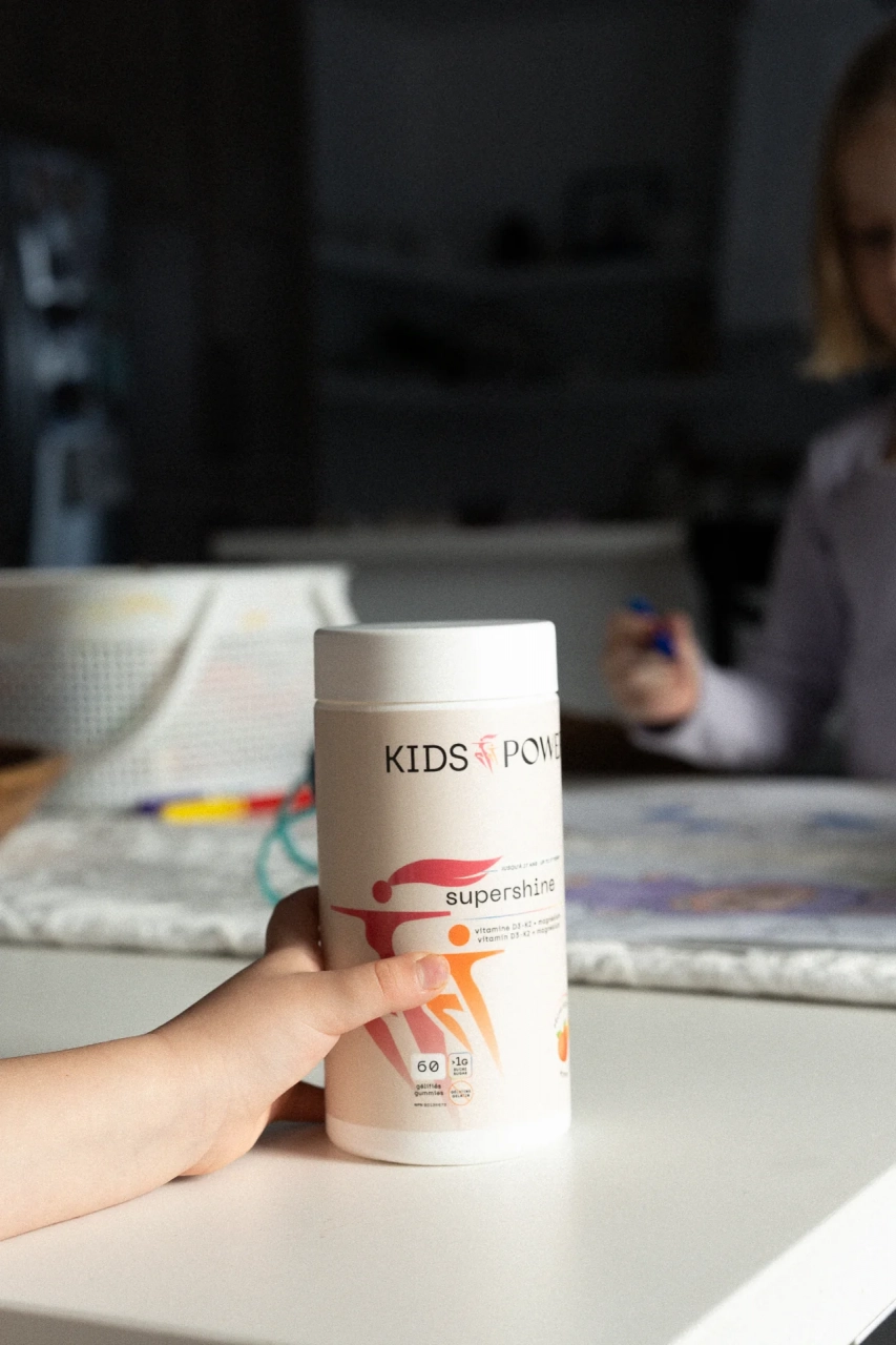 KIDS Supershine Vitamine D3 + K2 + Magnésium