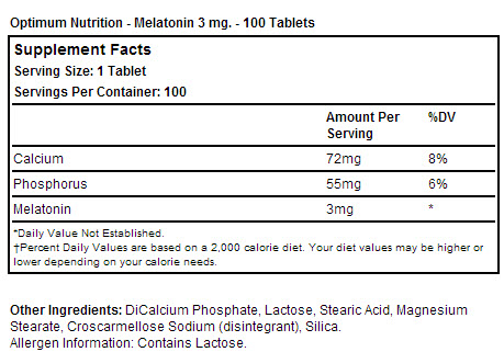 Melatonin 3 mg