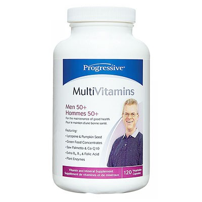 MULTIPLE VITAMINS & MINERALS pour hommes 50+