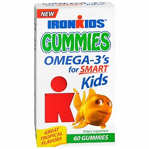Ironkids Gummies, Omega-3's For Smart Kids