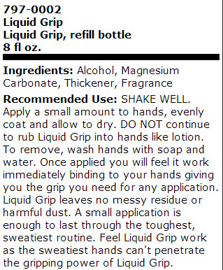 Liquid grip refiller