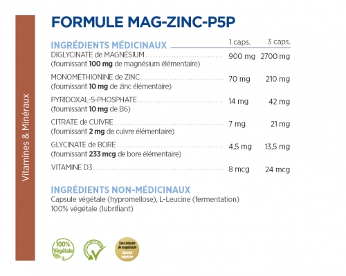 MAG-ZINC-P5P formula