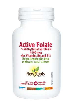 Active Folate capsules - New Roots Herbal