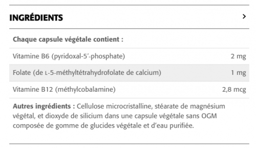 Folate actif capsules- New Roots Herbal