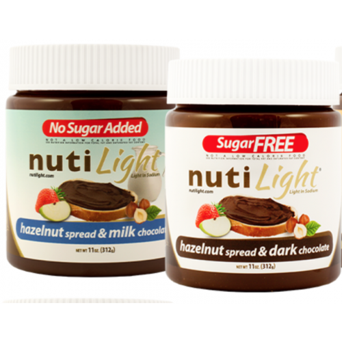 Nutilight -Tartinade de noisettes au chocolat