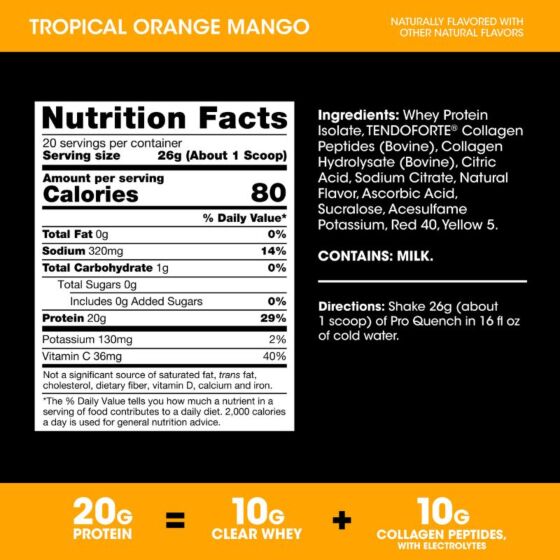 Pro Quench Optimum Nutrition - Protein + Electrolytes